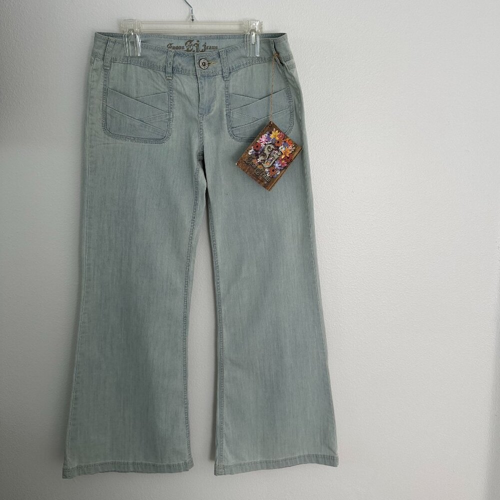 NWT Spoon Jeans Juniors 13 – Light Wash Wide Leg Stretch Denim